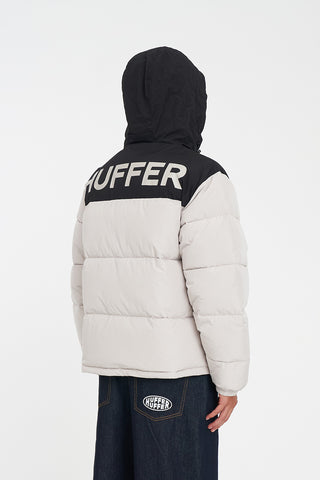 MENS DUO PUFFER JKT MOONROCK/BLACK