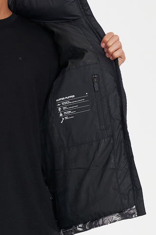 MENS RIDER PUFFER JACKET WOODHILL/BLK