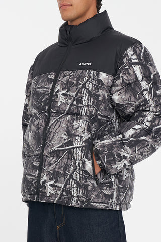 MENS RIDER PUFFER JACKET WOODHILL/BLK