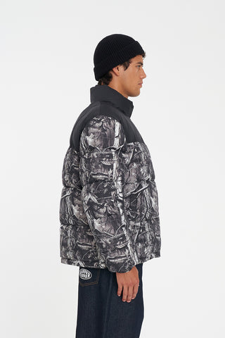 MENS RIDER PUFFER JACKET WOODHILL/BLK