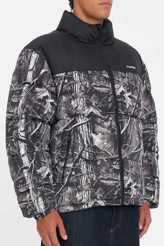 MENS RIDER PUFFER JACKET WOODHILL/BLK