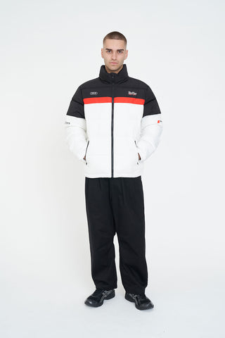 AUDI TRACK PUFFER WHITE/RED/BLACK