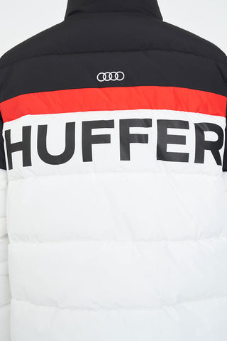 AUDI TRACK PUFFER WHITE/RED/BLACK
