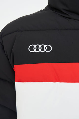 AUDI TRACK PUFFER WHITE/RED/BLACK