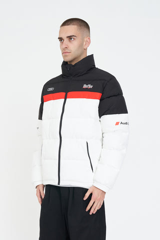 AUDI TRACK PUFFER WHITE/RED/BLACK
