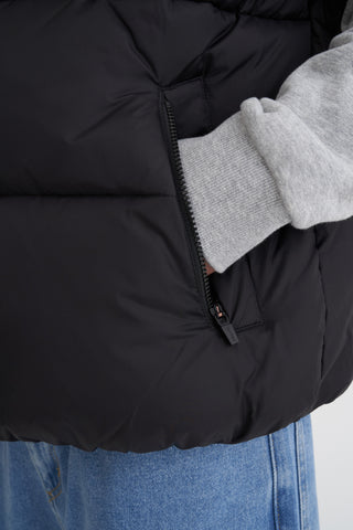 MENS OG PUFFER VEST BLACK