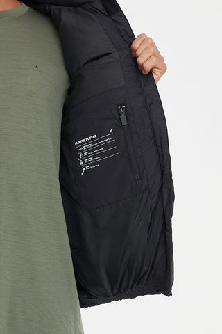 MENS STREET PUFFER VEST BLACK