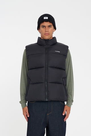 MENS STREET PUFFER VEST BLACK