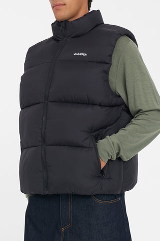 MENS STREET PUFFER VEST BLACK