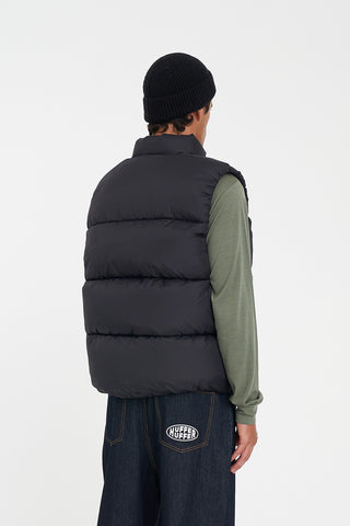 MENS STREET PUFFER VEST BLACK