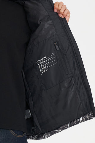 MENS RIDER PUFFER VEST WOODHILL/BLK