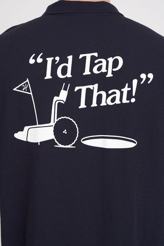 MENS PAR SS POLO/TAP THAT NAVY