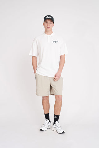 MENS PAR SS POLO/BALLSY CHALK