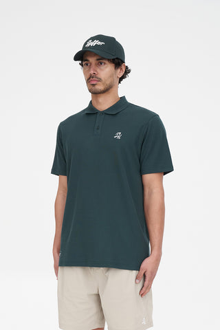 MENS CLASSIC SS POLO GOLF GREEN