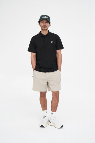 MENS CLASSIC SS POLO/BUGGIN BLACK