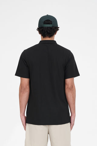 MENS CLASSIC SS POLO/BUGGIN BLACK