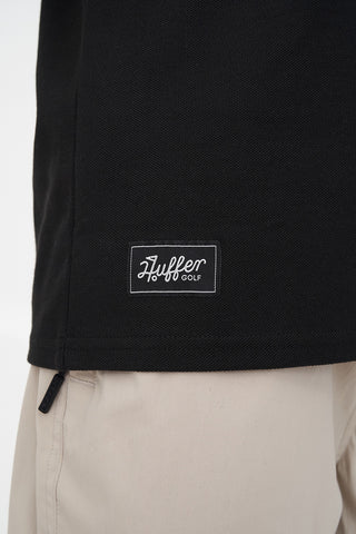 MENS CLASSIC SS POLO/BUGGIN BLACK