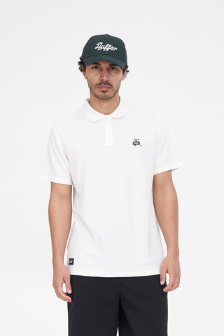 MENS CLASSIC SS POLO/BUGGIN CHALK