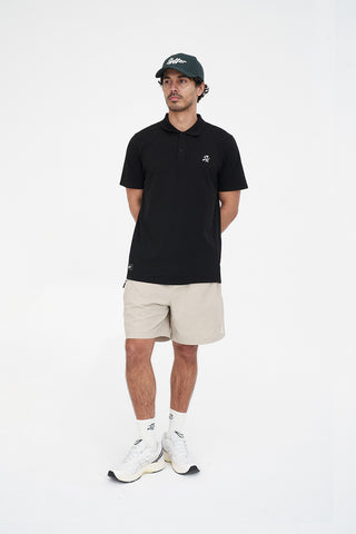 TECH CLASSIC SS POLO BLACK