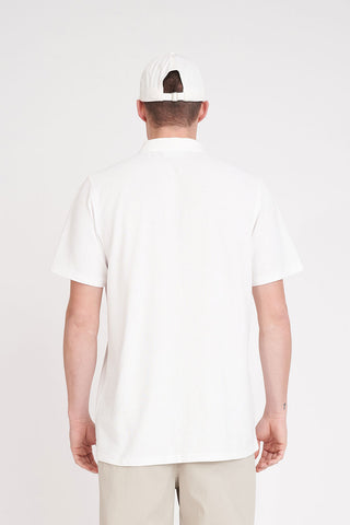 MENS CLASSIC SS POLO CHALK