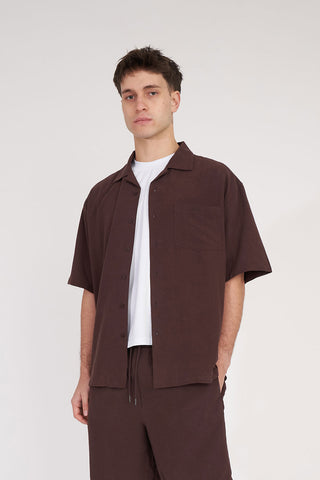 CABANA BOX SHIRT COCOA