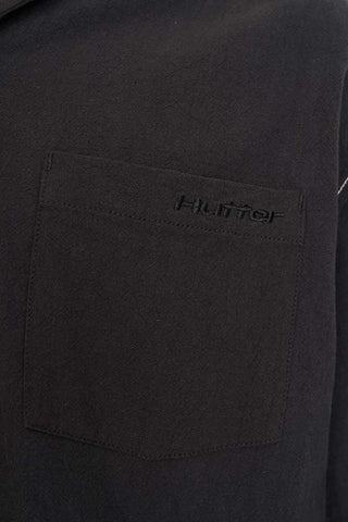 HAVANA STITCHED BOX SHIRT BLACK