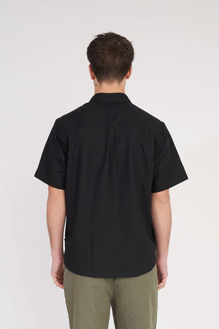 LIN-IN SS SHIRT BLACK