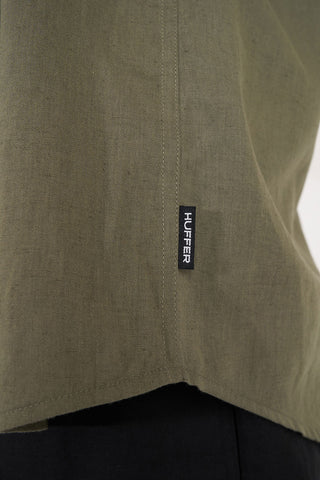 LIN-IN SS SHIRT KHAKI