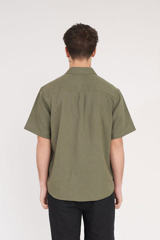 LIN-IN SS SHIRT KHAKI