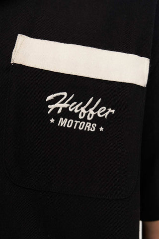 STRIKE SHIRT BLACK/ECRU