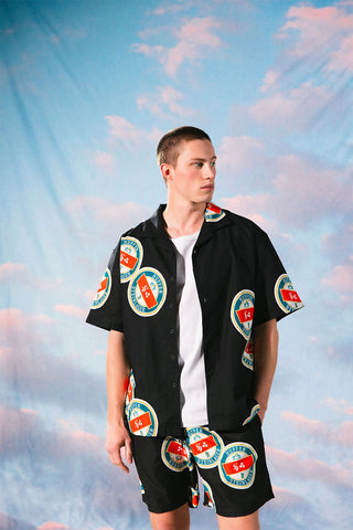 BOX PARTY SHIRT/COASTERS BLACK