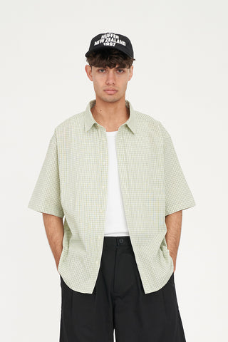 CROSBY SS SHIRT MATCHA/CHALK