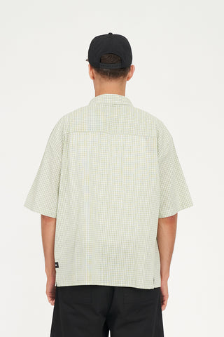 CROSBY SS SHIRT MATCHA/CHALK