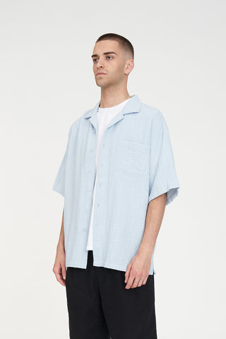 DILLON BOX SHIRT Y2K BLUE