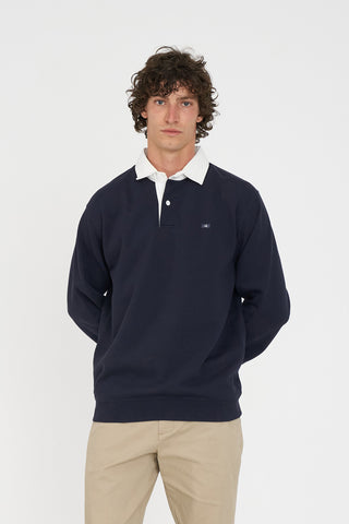 RUGBY FLEECE JERSEY/3BALL NAVY