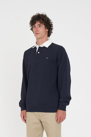 RUGBY FLEECE JERSEY/3BALL NAVY