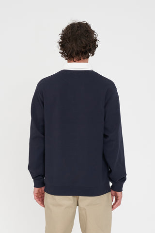 RUGBY FLEECE JERSEY/3BALL NAVY
