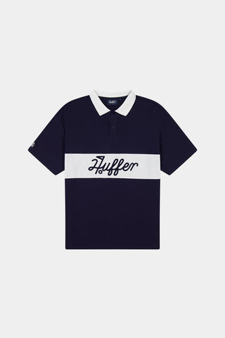 PAR LINE SS POLO NAVY/CHALK