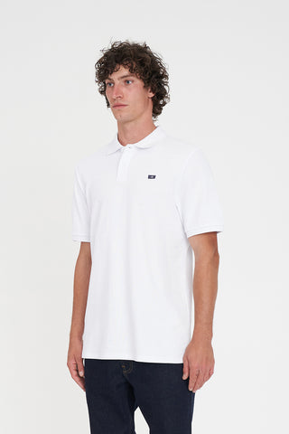CLASSIC SLIM POLO/3BALL WHITE