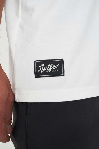 TECH LINE SS POLO CHALK/BLACK