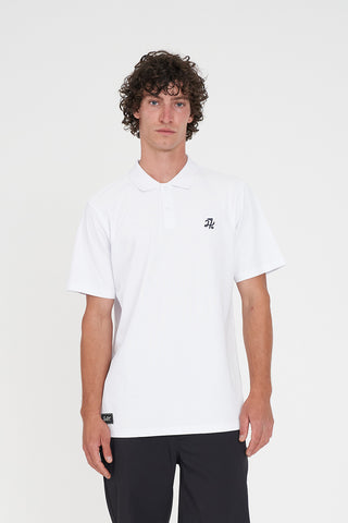 MENS CLASSIC SS POLO WHITE