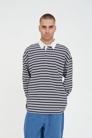 STRIPE GRAND RUGBY NAVY/CHALK