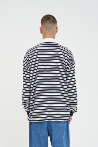 STRIPE GRAND RUGBY NAVY/CHALK