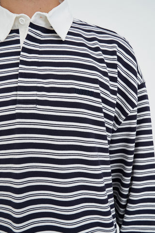 STRIPE GRAND RUGBY NAVY/CHALK