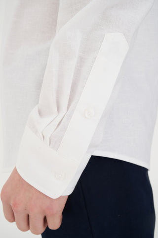 CLASSIC LIN-IN SHIRT WHITE