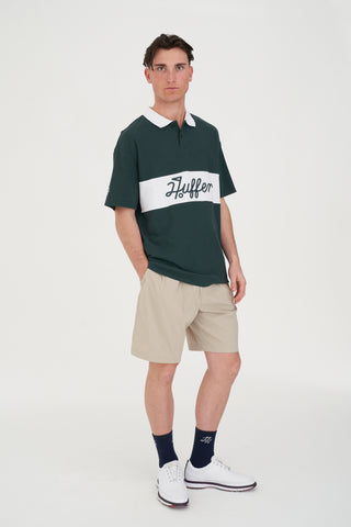 PAR LINE SS POLO GOLF GREEN/WHITE