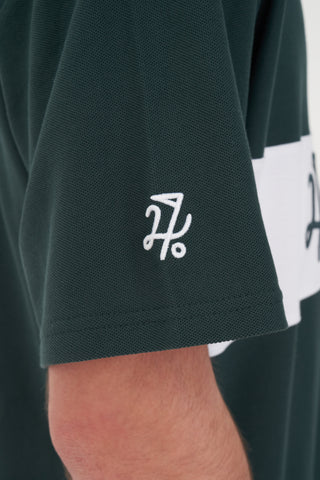 PAR LINE SS POLO GOLF GREEN/WHITE
