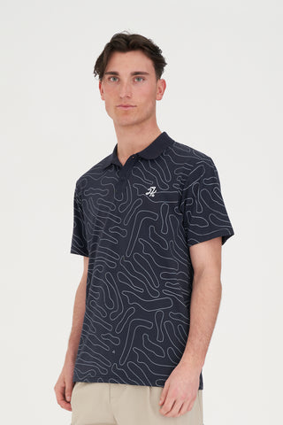TECH PANEL CLASSIC POLO/PUPUKE NAVY