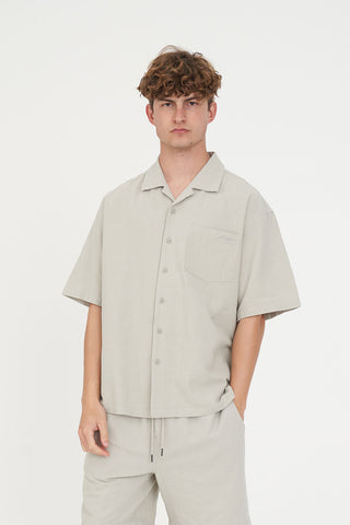 CABANA BOX SHIRT STONE