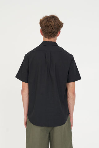 LIN-IN SS SHIRT BLACK